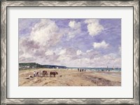 Framed Beach at Tourgeville, 1893