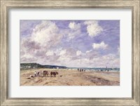 Framed Beach at Tourgeville, 1893
