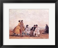 Framed On the Beach at Trouville, c.1865