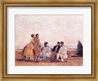 Framed On the Beach at Trouville, c.1865