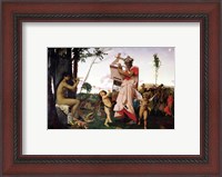 Framed Anacreon, Bacchus and Aphrodite, 1848