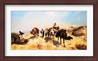 Framed Crossing the Desert
