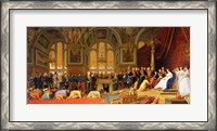 Framed Reception of Siamese Ambassadors by Emperor Napoleon III