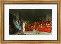 Framed Phryne Before the Jury, 1861