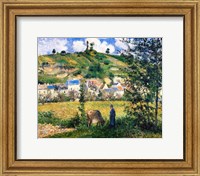 Framed Landscape at Chaponval, 1880