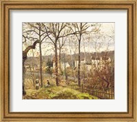 Framed Winter Landscape at Louveciennes, c.1870
