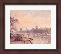Framed Seine and the Louvre, 1903