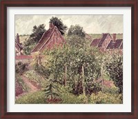 Framed Landscape with Cottage Roofs, 1899