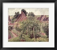 Framed Landscape with Cottage Roofs, 1899