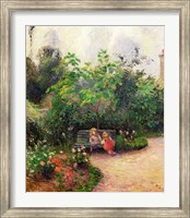 Framed Corner of the Garden at the Hermitage, Pontoise, 1877