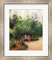 Framed Corner of the Garden at the Hermitage, Pontoise, 1877