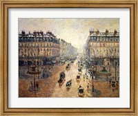 Framed Avenue de L'Opera, Paris, 1898