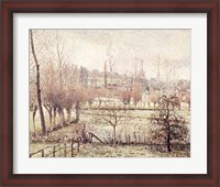 Framed Snow Effect at Eragny, 1894