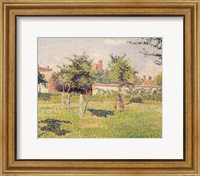 Framed Woman in the Meadow at Eragny, Spring, 1887