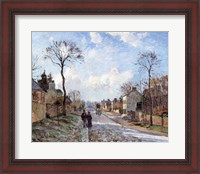 Framed Road to Louveciennes, 1872