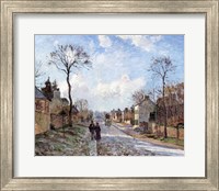 Framed Road to Louveciennes, 1872