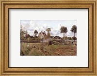 Framed Pontoise Landscape, c.1872