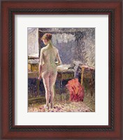 Framed Female Nude seen from the Back, 1895