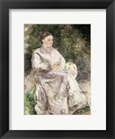 Framed Portrait of Julie Velay, Wife of the Artist, c.1874