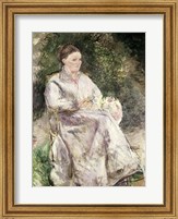 Framed Portrait of Julie Velay, Wife of the Artist, c.1874