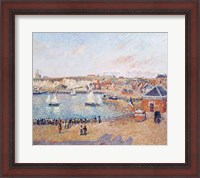 Framed Outer Harbour at Dieppe, 1902