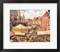 Framed Fair in Dieppe, Sunny Morning, 1901