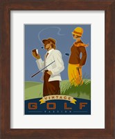 Framed Vintage Golf - Passion