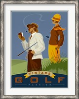 Framed Vintage Golf - Passion