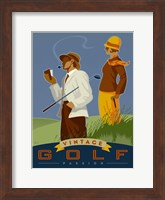 Framed Vintage Golf - Passion