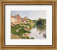 Framed River Bank, Petit-Andely, 1886