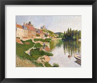 Framed River Bank, Petit-Andely, 1886