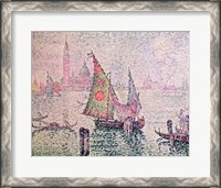 Framed Green Sail, Venice, 1904