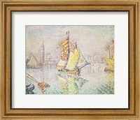 Framed Yellow Sail, Venice, 1904