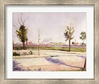 Framed Road to Gennevilliers, 1883
