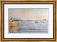 Framed Harbour at Portrieux, 1888