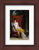 Framed Portrait of Madame Recamier