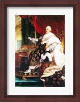 Framed Louis XVIII