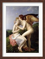Framed Psyche Receiving the First Kiss of Cupid, 1798