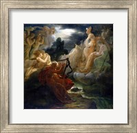 Framed On the Bank of the Lora, Ossian Conjures up a Spirit with the Sound of his Harp, c.1811