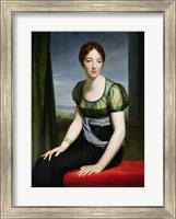 Framed Portrait of Madame Regnault de Saint-Jean d'Angely