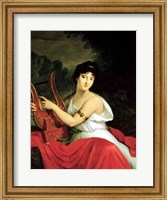 Framed Portrait of Madame de la Pleigne