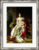 Framed Hortense de Beauharnais and Child