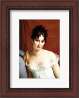 Framed Portrait of Madame Recamier - detail