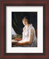 Framed Seated Portrait of Marie-Philippe-Claude Walbonne