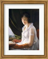 Framed Seated Portrait of Marie-Philippe-Claude Walbonne