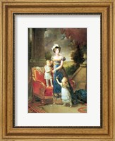 Framed Marie-Caroline de Bourbon