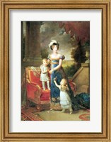 Framed Marie-Caroline de Bourbon