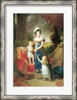 Framed Marie-Caroline de Bourbon