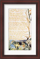 Framed Tyger, from Songs of Innocence