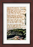 Framed Poison Tree, from Songs of Experience